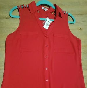 Express Portofino Sleeveless Blouse